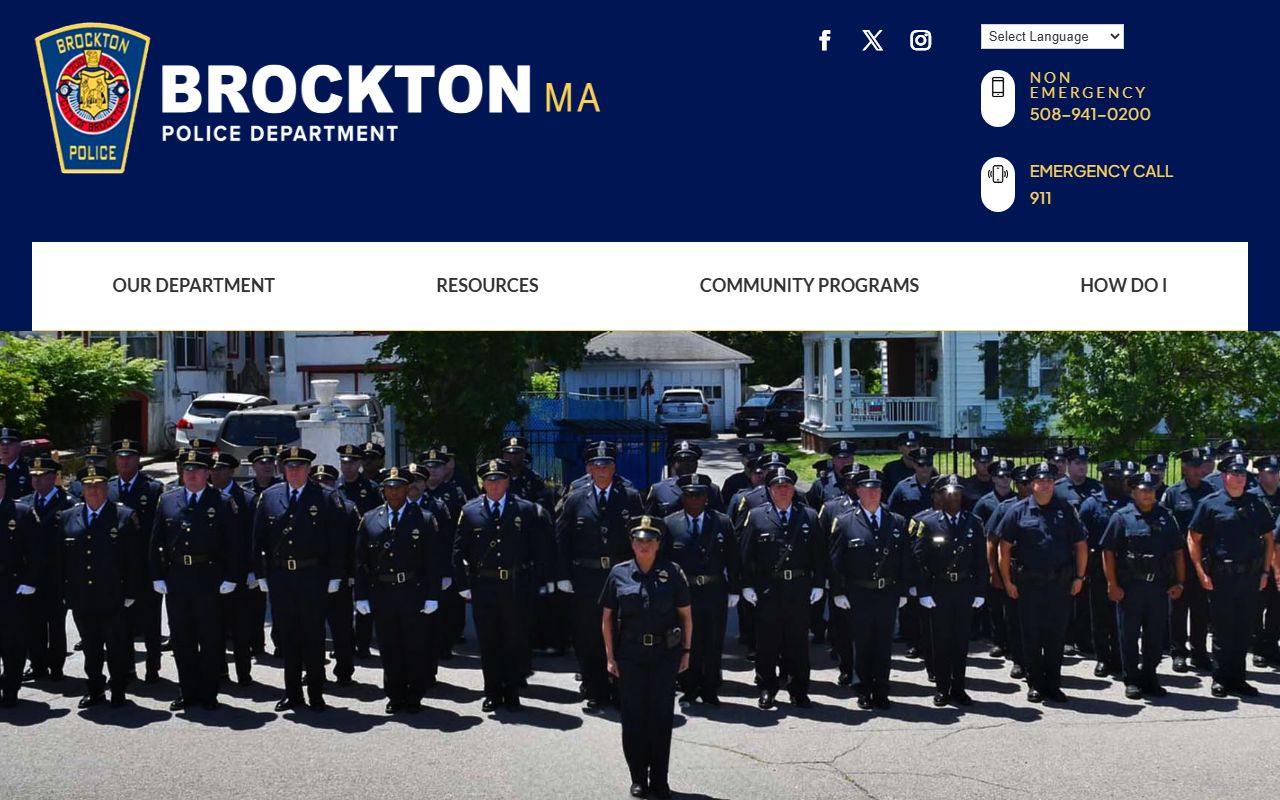 Brockton Police Department busted mugshots records