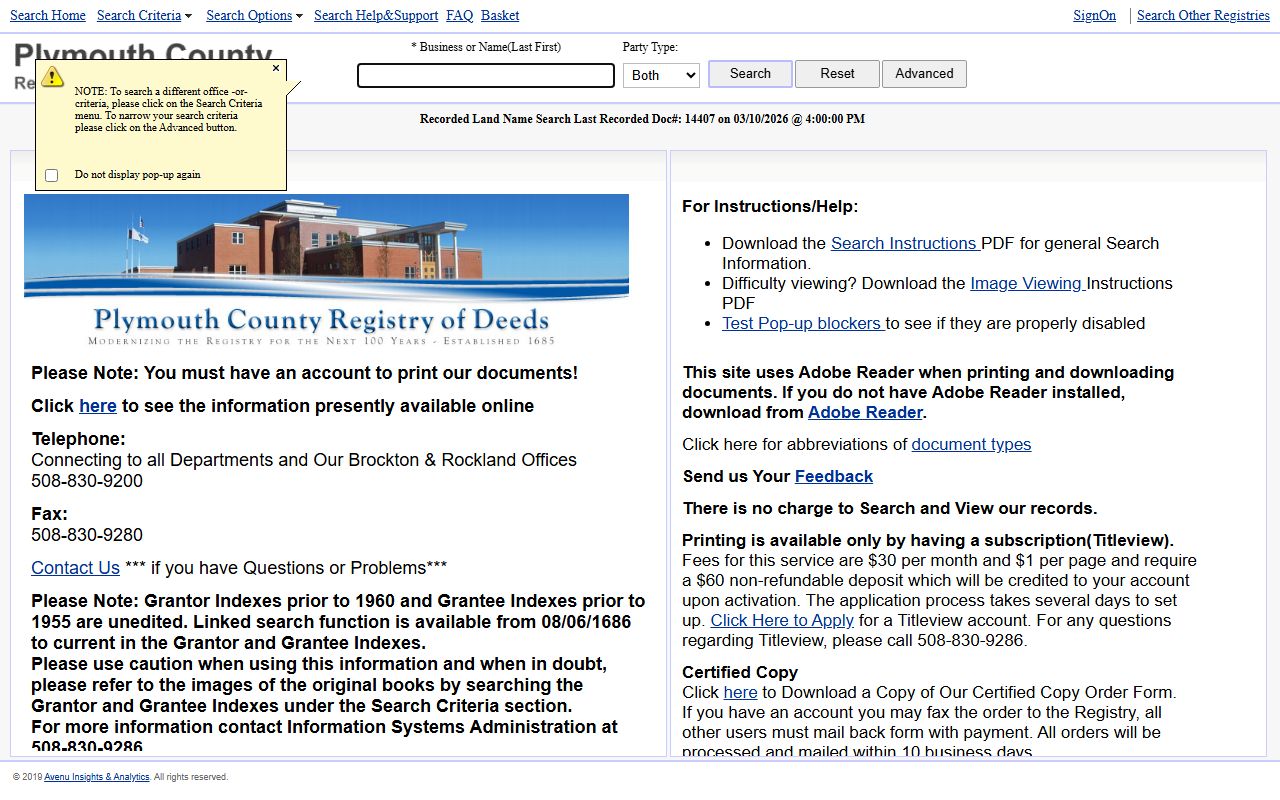 Plymouth County land records search for busted mugshots public record research
